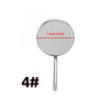 12pcs Dental Stainless Steel Mouth Mirror Head Odontoscope Mirror Reflector Dentist Equipment Oral Teeth Exam Care Mirrors (Size 4)