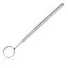 12pcs Dental Stainless Steel Mouth Mirror Head Odontoscope Mirror Reflector Dentist Equipment Oral Teeth Exam Care Mirrors (Size 4)