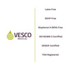 Vesco Medical ENFit Amber Syringes 3ml (Pack of 500 (1 Box))