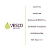 Vesco Medical ENFit Amber Syringes 10ml (Pack of 250 (1 Box))