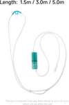 Medical Grade Soft Silicone Nasal Cannula with Water Collector - for Hydrogen Oxygen Therapy Suction & Nasal Care 3 Meter (Hydrogen Generator Sold Separately)