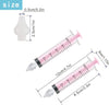 Silicone Baby Nasal Aspirator,Syringe Nasal Irrigator,10ml Nasal Irrigator Portable Infant Nose Cleaner Nose Aspirator with Cleanable (Pink)