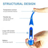 Berrcom Digital Thermometer for Adults and Kids, Medical Thermometer for Fever 10 Second Reading Armpit Thermometers with Fever Alarm