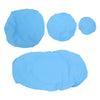 4pcs Protective Dental Chair Covers: Elastic Seat Cover - Headrest & Backrest Protection Sleeve - Washable & Reusable for Clinic Equipment Upholstery Blue