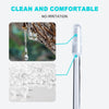 Sticky Ear Cleaners for Adults, Gentle Ear Cleaning Sticky Stick, Sticky Ear Cleaning Stick, Adhesive Ear Wax Removal Tools 24 per Pack, Earwax Removal Adhesive Swabs, for Adults Elder (2pcs)