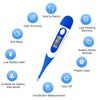 Berrcom Digital Thermometer for Adults and Kids, Medical Thermometer for Fever 10 Second Reading Armpit Thermometers with Fever Alarm