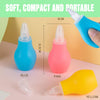 Nasal Aspirator for Baby - a Safe and Gentle Tool for Relieving Nasal Congestion in Newborns. It Comes with a Storage Box and is a BPA Free Baby Nose Suction Device (Yellow, Small-Scale)