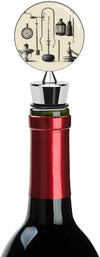 Medical Apparatus And Instruments Wine Bottle Stopper Reusable Zinc Alloy Wine Corks for Beer Bottle Stoppers with Grip Top Cute Circular Vacuum Corks for Kitchen Bar Wedding