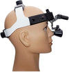 Magnifying Glass Dental Loupes 2.5X Surgical Binocular Loupes Optical Glass Lab Equipment Leather Headband Loupe with LED Headlight