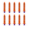 Vesco Medical ENFit Amber Syringes 5ml (Pack of 250 (1 Box))