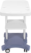 Mobile Ultrasound Trolley Cart with Wheels Equipment Organizer Trolley for Hospital Dental Clinics Beauty Salons