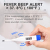 Berrcom Digital Thermometer for Adults and Kids, Medical Thermometer for Fever 10 Second Reading Armpit Thermometers with Fever Alarm
