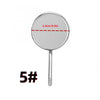 12pcs Dental Stainless Steel Mouth Mirror Head Odontoscope Mirror Reflector Dentist Equipment Oral Teeth Exam Care Mirrors (Size 4)