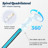 Sticky Cleaning Ear Stick, Upgraded Sticky Ear Cleaners, Gentle Reusable Soft Spiral Head Adhesive Ear Pick for Safe Ear Cleaning, Sticky Swabs for Adults (48 PCS)