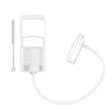 Nasal Aspirator for Baby, Baby Nose Sucker, Booger Sucker with Hand Pump, Baby Nasal Aspirator with Replaceable Silicone Tips, Anti-Backflow Design & Cleaning Brush (Translucent, Plus)