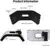 Mobile Dental Photography Light, Dental Mobile Phone Fill Light, Dental Photography Equipment, with 20 Lamp Beads 3D Surround Lighting Design Light, for Intraoral Shots, Cosmetic Procedures