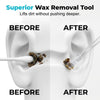 Sticky Ear Cleaning Stick for Adults, 2026 New Reusable Sticky Ear Cleaner Picks, Removal Adhesive Swabs Gentle Soft Ear Scoop Remover Tool with Dust Cover Packaging (48pcs, Small)
