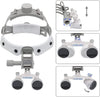 Dental Surgicial Loupe, Dental Binocular Loupes, 3.5X420mm Portable Dental Loupes, Professional Headband Medical Loupes Optical Glasses Dental Laboratory Equipment