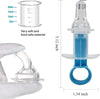 1Pc Blue Pet Medicine Feeder Liquid Oral Syringe Milk Nursing Bottles Syringe Soft Tip Plastic Pet Medical Feeding Tool for Dog Puppy Cat, Kitten Nursing Supplies