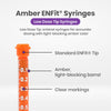 Amber ENFit Syringe - 0.5ml LDT
