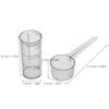 2 Sets Dental Graduated Cup, Measuring Spoon - Laboratory Mixing Cup Pot for Alginate Plaster Material Medical Bowls - Alginate Mixing Equipment Pink