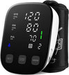 Blood Pressure Monitor Automatic Blood Pressure Machine with Large Display-Upper Arm Blood Pressure Monitors For Home Use Accurate BP Monitor Machine Adjustable Cuff 9"-17"/Easy to Read/2 Power Supply