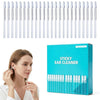 Upgrade Sticky Ear Cleaning Stick, Gentle Children and Adult Spiral Earwax Remover Tool, Reusable Sticky Ear Cleaner Ear Wax Remover Tool with Soft Rubber Head, Dust Cover Packaging (24pcs)