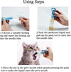 1Pc Blue Pet Medicine Feeder Liquid Oral Syringe Milk Nursing Bottles Syringe Soft Tip Plastic Pet Medical Feeding Tool for Dog Puppy Cat, Kitten Nursing Supplies