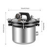 8L Steam Autoclave Sterilizer 110V Portable Pressure Sterilizer 1.2KW 304 Stainless Steel, Dental Medical Lab Sterilization Equipment with Temperature Control 126-129℃ for Lab Glassware Nail Tools