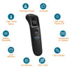 Elate Medical Grade Non-Contact Forehead Thermometer for Adults and Kids, No-Touch Digital Infrared Thermometer for Infants/Newborns, Touchless Temporal Thermometer for Fever, Black