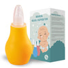 Nasal Aspirator for Baby - a Safe and Gentle Tool for Relieving Nasal Congestion in Newborns. It Comes with a Storage Box and is a BPA Free Baby Nose Suction Device (Yellow, Small-Scale)