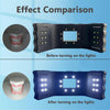 Mobile Dental Photography Light, Dental Mobile Phone Fill Light, Dental Photography Equipment, with 20 Lamp Beads 3D Surround Lighting Design Light, for Intraoral Shots, Cosmetic Procedures