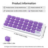 Monthly Pill Organizer with Lid 31 Removable Daily Pills Box Pods Date Reminder One Month 1 Time a Day Travel Portable Large Medicine Case Easy-Open for Vitamins Medications Supplement Fish Oil(#1)