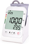 FDK Blood Pressure Monitors for Home Use Upper Arm Cuff Machine, Automatic Digital Bp Monitor Accurate with Storage Large Cuff 14.2" – 18.9" 2 Users Memory Stand Clock