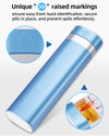 Betife Travel Pill Organizer Weekly 7 Day, Compact Daily Pill Box, Portable Medicine Case, Cute Pill Holder for Vitamins Supplements, Drawer-Shaped Pills Organizer