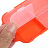 DOITOOL Portable Medicine Organizer Case Three-Tier Eight Compartments Foldable Pill Box Large Capacity Travel Compact Storage for Daily Medication and Vitamins