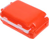 DOITOOL Portable Medicine Organizer Case Three-Tier Eight Compartments Foldable Pill Box Large Capacity Travel Compact Storage for Daily Medication and Vitamins