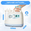 Portable Vacuum Suction Unit, 1000mL Veterinary Suction Machine for Home Use, 11.81 * 6.3 * 10.63in