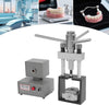 Dental Flexible Denture Machine 110V 400W Laboratory Injection Equipment Invisible Denture Molding Machine with Heating Press System Desktop Dental Tool for Dentistry Clinics