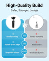 Yumika Ear Wax Removal Kit – Manual Ear Cleaner with Powerful Water Flow for Deep Clean & Soft Silicone Tip, Black