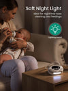 GROWNSY Electric Nose Suction for Baby, Hospital-Grade Nasal Aspirator with Night Light,Soothing Lullabies, Baby Nose Sucker with 9 Adjustable Suction Levels, Purple