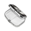 Square Round Pill Case Pirate Characters Pill Box Daily 2 Compartment Travel Pill Container for Pocket Purse Portable Medicine Cod Liver Oil Storage Box 2 Times a Day Pill Organizer