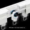 Curved Curtain Tracks, Flexible Curtain Rails, Curtain Accessories, Suitable For Hanging Curtains, Room Partitions, Rooms, Balconies(220cm)