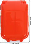 DOITOOL Portable Medicine Organizer Case Three-Tier Eight Compartments Foldable Pill Box Large Capacity Travel Compact Storage for Daily Medication and Vitamins
