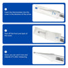 Berrcom Digital Thermometer for Adults and Kids, Medical Thermometer for Fever 10 Second Reading Armpit Thermometers with Fever Alarm