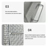 Medical 304 Stainless Steel Sterilization Basket,Instrument Tray and Mesh Perforated Baskets Sterilization Tray,Cleaning Washing Surgical Instruments Case,for Dental Instruments,450*280*70mm