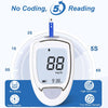 Glucose Monitor Kit, Blood Sugar Monitor with 50 Strips & Lancets, Diabetic Testing Kit with Auto Eject, No Coding, Large Display for Seniors, Glucometer Blood Sugar Testing Kit for Travel & Home Use