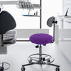 4pcs Protective Dental Chair Covers: Elastic Seat Cover - Headrest & Backrest Protection Sleeve - Washable & Reusable for Clinic Equipment Upholstery Blue