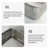 Medical 304 Stainless Steel Sterilization Basket,Instrument Tray and Mesh Perforated Baskets Sterilization Tray,Cleaning Washing Surgical Instruments Case,for Dental Instruments,450*280*70mm