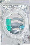 Hydrogen Oxygen Nasal Cannula - Ultra Soft & Crush Resistant Tubing, Reusable, 5 Meter (16.4 FT) Long for Home Use, Includes Green Water Trap Collector (Hydrogen Generator Sold Separately)